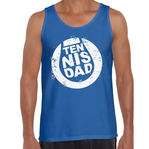 Awkward Styles Men's Tennis Dad Graphic Tank Tops Vintage Tennis Player Sport Dad Father`s Day Gift