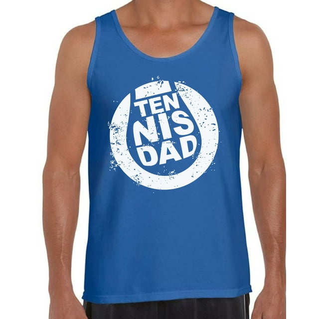Awkward Styles Men's Tennis Dad Graphic Tank Tops Vintage Tennis Player Sport Dad Father`s Day Gift