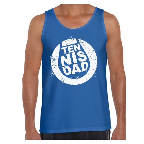 Awkward Styles Men's Tennis Dad Graphic Tank Tops Vintage Tennis Player Sport Dad Father`s Day Gift