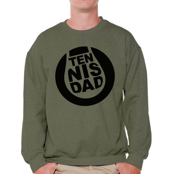 Awkward Styles Men's Tennis Dad Sport Father`s Graphic Sweatshirt Tops Tennis Lover Gift Father's Day