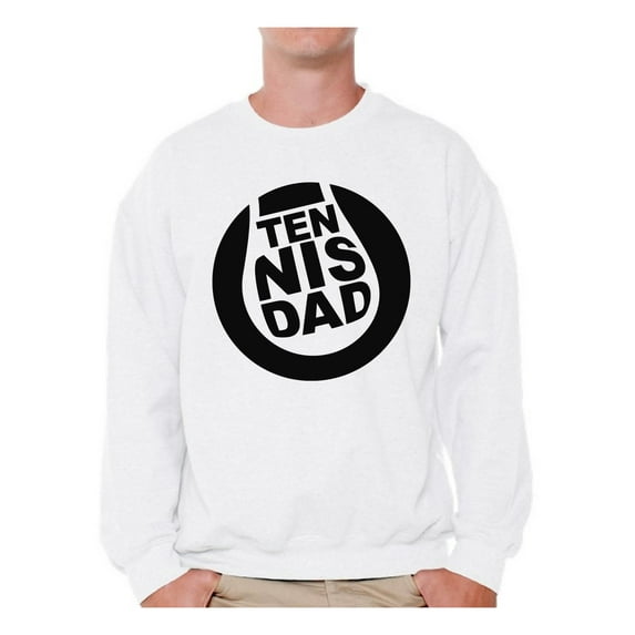 Awkward Styles Men's Tennis Dad Sport Father`s Graphic Sweatshirt Tops Tennis Lover Gift Father's Day