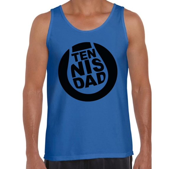 Awkward Styles Men's Tennis Dad Sport Father`s Graphic Tank Tops Tennis Lover Gift Father's Day