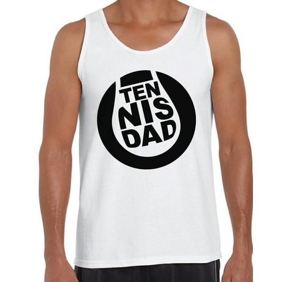 Awkward Styles Men's Tennis Dad Sport Father`s Graphic Tank Tops Tennis Lover Gift Father's Day