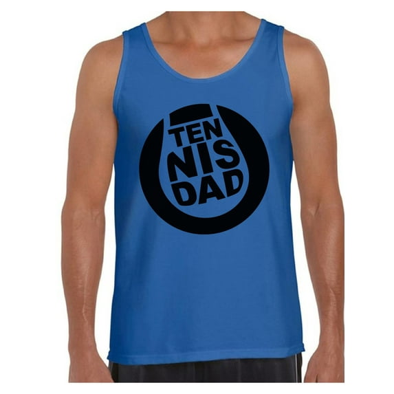 Awkward Styles Men's Tennis Dad Sport Father`s Graphic Tank Tops Tennis Lover Gift Father's Day