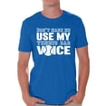 thumbnail image 1 of Awkward Styles Men's Tennis Dad Voice Graphic T-shirt Tops Sport Dad Tennis Player Father's Day Gift, 1 of 4
