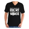 thumbnail image 1 of Awkward Styles Men's Tennis Dad Voice Graphic V-neck T-shirt Tops Sport Dad Tennis Player Father's Day Gift, 1 of 4