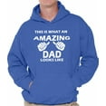 thumbnail image 1 of Awkward Styles Men's This is What An Amazing Dad Looks Like Graphic Hoodie Tops Cool Gift for Dad, 1 of 4