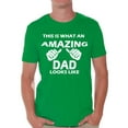 thumbnail image 1 of Awkward Styles Men's This is What An Amazing Dad Looks Like Graphic T-shirt Tops Cool Gift for Dad, 1 of 1