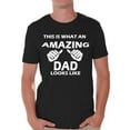 thumbnail image 1 of Awkward Styles Men's This is What An Amazing Dad Looks Like Graphic T-shirt Tops Cool Gift for Dad, 1 of 1