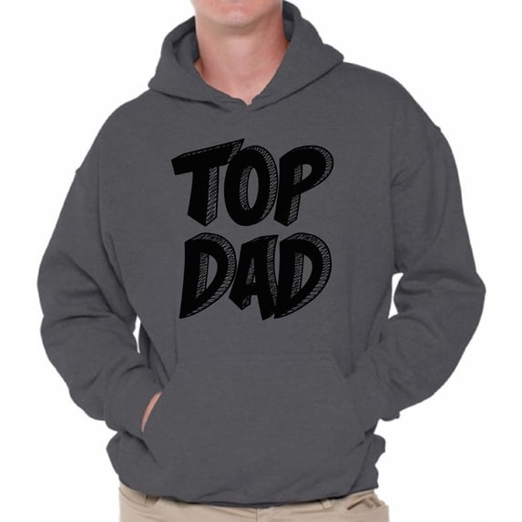 Awkward Styles Men's Top Dad Graphic Hoodie Tops Best Dad Ever Father`s Day Gift