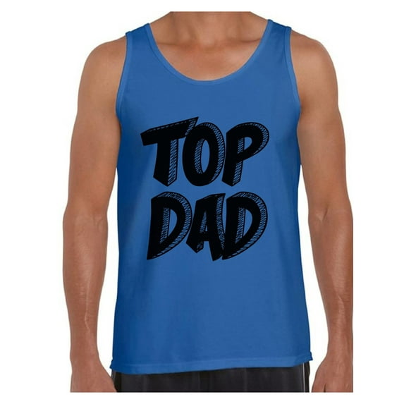 Awkward Styles Men's Top Dad Graphic Tank Tops Best Dad Ever Father`s Day Gift