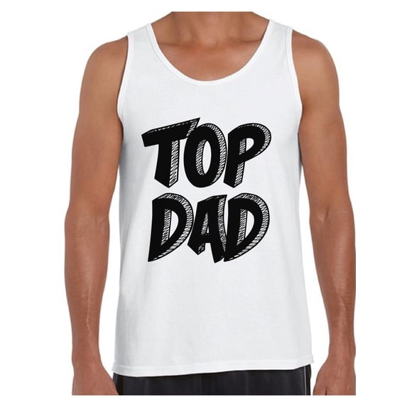 Awkward Styles Men's Top Dad Graphic Tank Tops Best Dad Ever Father`s Day Gift