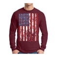 thumbnail image 1 of Awkward Styles Men's USA Flag Distressed Graphic Long Sleeve T-shirt Tops 4th of July Independence Day, 1 of 4