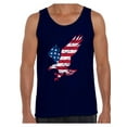 thumbnail image 1 of Awkward Styles Men's USA Flag Eagle Patriotic Graphic Tank Tops Independence Day Gift 4th of July, 1 of 4