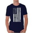 thumbnail image 1 of Awkward Styles Men's USA Flag Patriotic Graphic T-shirt Tops White Independence Day 4th of July, 1 of 4