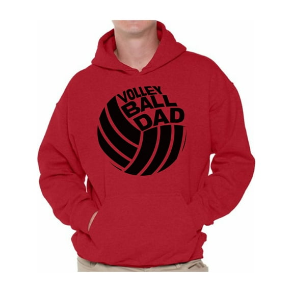 Awkward Styles Men's Volleyball Dad Graphic Hoodie Tops Sport Dad Father`s Day Gift Idea