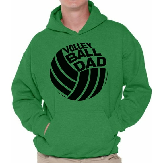 Awkward Styles Men's Volleyball Dad Graphic Hoodie Tops Sport Dad Father`s Day Gift Idea