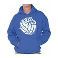 thumbnail image 1 of Awkward Styles Men's Volleyball Dad Graphic Hoodie Tops Vintage Father`s Day Gift for Sport Dad, 1 of 4