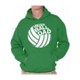thumbnail image 1 of Awkward Styles Men's Volleyball Dad Graphic Hoodie Tops White Volleyball Lover Gift Father's Day, 1 of 4