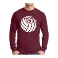 thumbnail image 1 of Awkward Styles Men's Volleyball Dad Graphic Long Sleeve T-shirt Tops White Volleyball Lover Gift Father's Day, 1 of 4