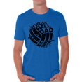 thumbnail image 1 of Awkward Styles Men's Volleyball Dad Graphic T-shirt Tops Black Team Sport Volleyball Father's Day Gift, 1 of 4