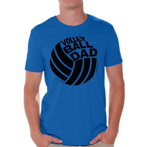 Awkward Styles Men's Volleyball Dad Graphic T-shirt Tops Sport Dad Father`s Day Gift Idea
