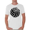 thumbnail image 1 of Awkward Styles Men's Volleyball Dad Graphic T-shirt Tops Sport Dad Father`s Day Gift Idea, 1 of 4