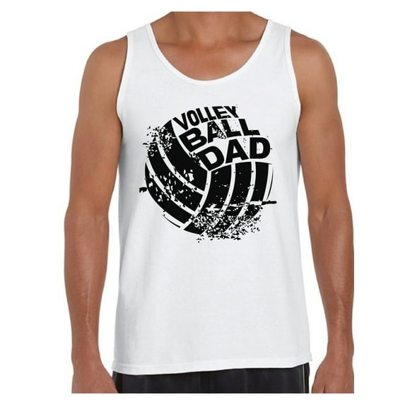 Awkward Styles Men's Volleyball Dad Graphic Tank Tops Black Team Sport Volleyball Father's Day Gift