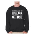 thumbnail image 1 of Awkward Styles Men's Volleyball Dad Voice Sporty Father`s Graphic Sweatshirt Tops Gift for Dad, 1 of 4