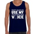 thumbnail image 1 of Awkward Styles Men's Volleyball Dad Voice Sporty Father`s Graphic Tank Tops Gift for Dad, 1 of 4