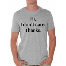 Awkward Styles Mens Graphic Shirts Men's Graphic T-shirts Men's Graphic Tees for Sarcastic Quotes Funny Humor I Don't Care Shirt Mens Novelty Shirts