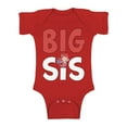 thumbnail image 1 of Awkward Styles Mermaid Baby Bodysuit Short Sleeve Mermaid Romper Top Big Sister Romper One Piece Big Sister Romper Baby Announcement Romper for Little One Cute Baby Clothing for Girls Kids Gifts, 1 of 4