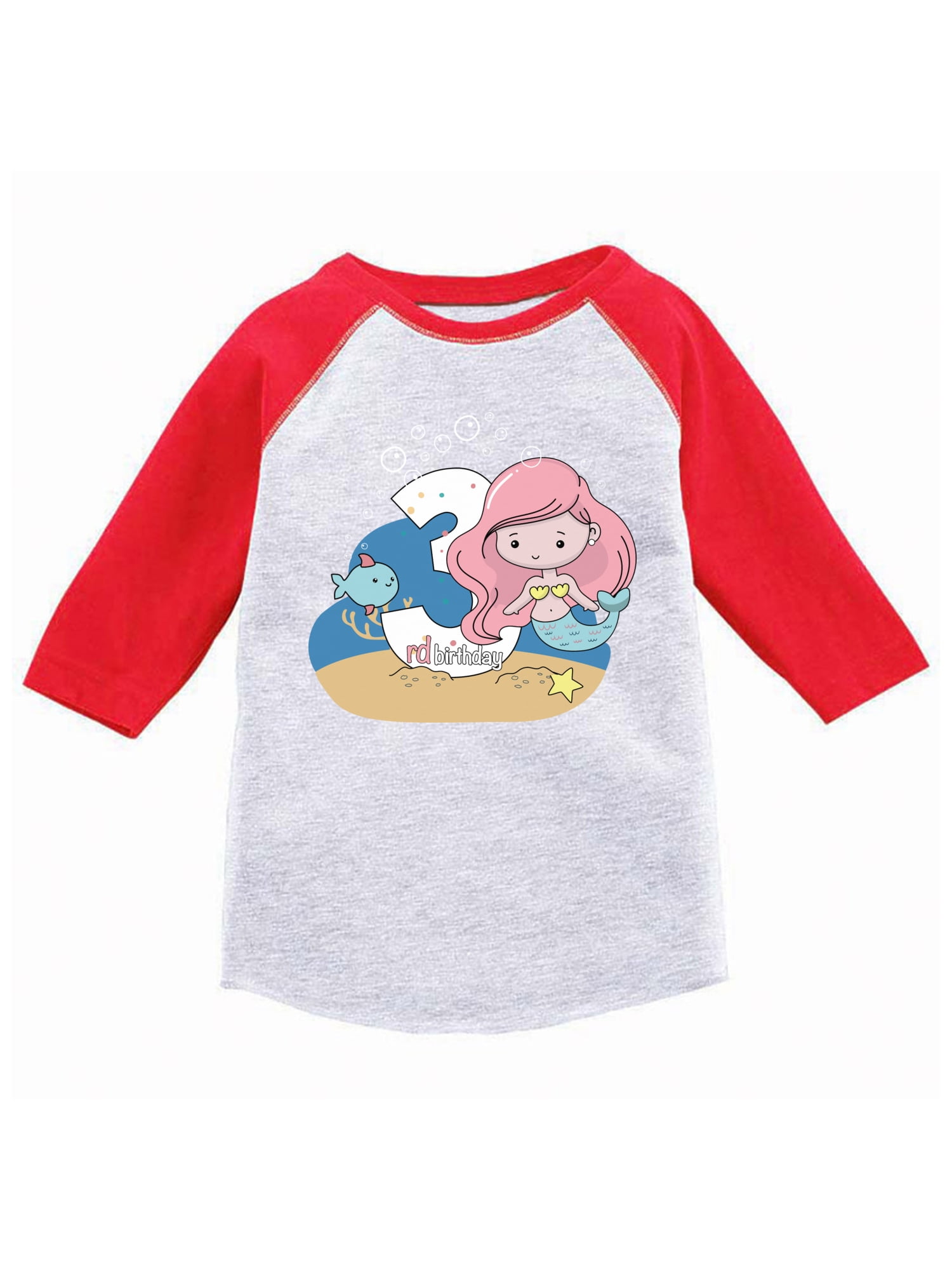 Kids 3rd Birthday Girl Mermaid - 3 Years Old T-Shirt - Cute Gift Kids 3rd Birthday Girl Mermaid - 3 Years Old T-Shirt - Cute Gift