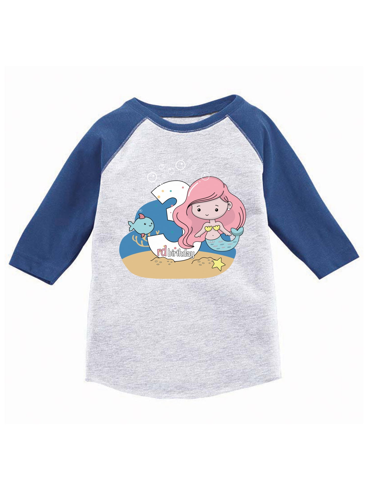 Kids 3rd Birthday Girl Mermaid - 3 Years Old T-Shirt - Cute Gift Kids 3rd Birthday Girl Mermaid - 3 Years Old T-Shirt - Cute Gift