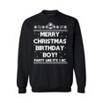 thumbnail image 1 of Awkward Styles Merry Christmas Birthday Boy Christmas Sweatshirt Jesus Holiday Sweatshirt Xmas Gifts Christmas Sweatshirt for Men for Women Christian Gift Christmas Sweater Xmas Party Family Holiday, 1 of 5