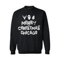 thumbnail image 1 of Awkward Styles Merry Christmas Chicago Sweatshirt Christmas Holiday Sweatshirt Chicago Christmas Sweater Merry Christmas Chicago Sweatshirt for Men and for Women Xmas Gifts Chicago Sweater for Xmas, 1 of 5
