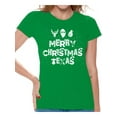 thumbnail image 1 of Awkward Styles Merry Christmas Texas Shirt Women's Holiday Top Texas Shirt Christmas Shirts for Women Merry Christmas Gift Texas Love T Shirt Funny Tacky Xmas Party Holiday Shirts Texan Xmas Outfit, 1 of 4