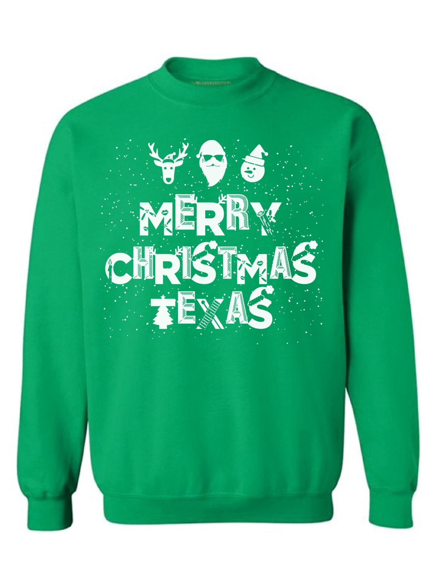 Awkward Styles Merry Christmas Texas Sweatshirt Christmas Holiday ...