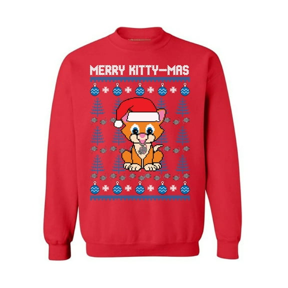 Awkward Styles Christmas Sweater Sweater Christmas Sweater Merry Kittymas Sweatshirt for Xmas