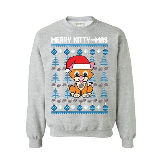 Awkward Styles Christmas Sweater Sweater Christmas Sweater Merry Kittymas Sweatshirt for Xmas