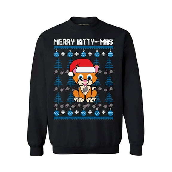 Awkward Styles Christmas Sweater Sweater Christmas Sweater Merry Kittymas Sweatshirt for Xmas