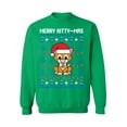 thumbnail image 1 of Awkward Styles Merry Kittymas Sweatshirt Ugly Christmas Cat Sweater for Women Men's Santa Cat Ugly Sweatshirt Meowy Christmas Outfit Funny Christmas Gifts fort Cat Lovers Kitty Santa Ugly Sweater, 1 of 5