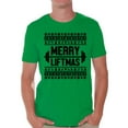 thumbnail image 1 of Awkward Styles Merry Liftmas Christmas Shirt Merry Christmas Tshirts for Men Lifting Shirt Gym Training Christmas Holiday Shirt Workout Top Liftmas Shirts Funny Christmas Party T-shirt, 1 of 4