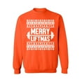 thumbnail image 1 of Awkward Styles Merry Liftmas Christmas Sweatshirt Funny Christmas Sweater Merry Liftmas Holiday Sweatshirt Lifting Xmas Gym Workout Sweater Merry Christmas Sweatshirt for Men and for Women, 1 of 5