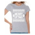 thumbnail image 1 of Awkward Styles Merry Liftmas Shirt Merry Liftmas Christmas Shirts for Women Lifting Top Workout Women's Holiday Shirt Xmas Gym T-Shirts Merry Christmas Women's Shirt Funny Christmas Party T-shirt, 1 of 4