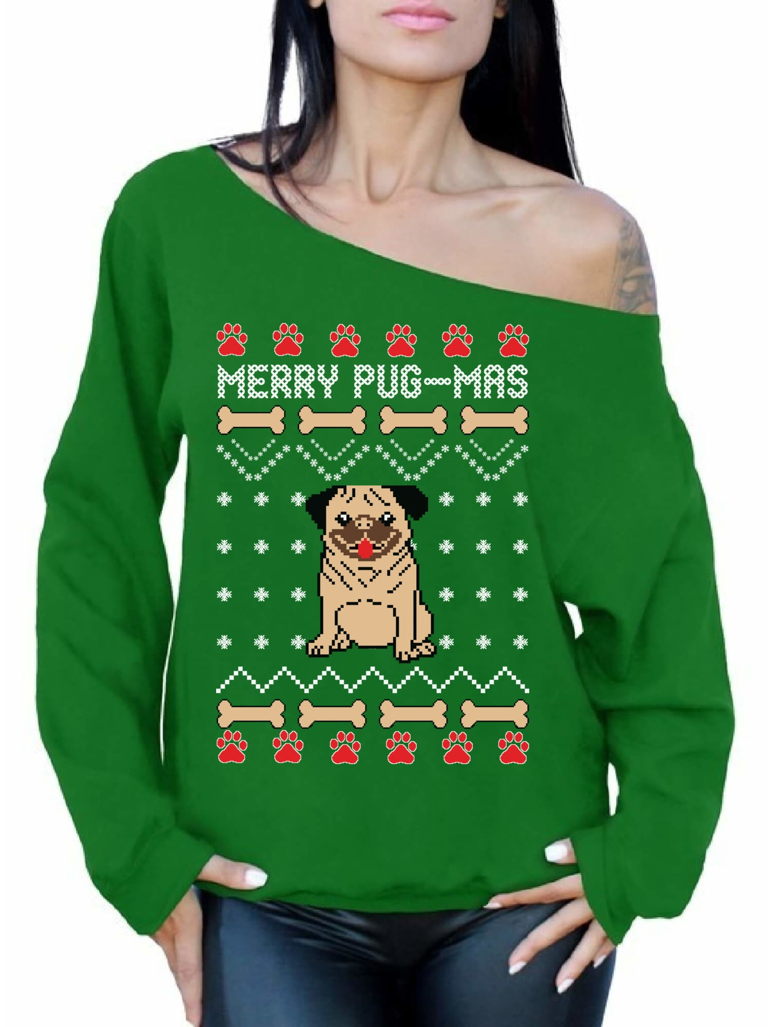 Pugmas Sweater Ugly Pug Sweater Walmart Men's Lost Gods Ugly