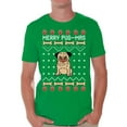 thumbnail image 1 of Awkward Styles Merry Pug-Mas Tshirt for Men Christmas Pug T Shirt Funny Christmas Shirts for Men Merry Pugmas Christmas T Shirt Xmas Gifts for Dog Lovers Xmas Pugmas T-Shirt Xmas Party Outfit, 1 of 4