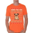 thumbnail image 1 of Awkward Styles Merry Pug-Mas Tshirt for Men Christmas Pug T Shirt Funny Christmas Shirts for Men Merry Pugmas Christmas T Shirt Xmas Gifts for Dog Lovers Xmas Pugmas T-Shirt Xmas Party Outfit, 1 of 4