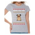 thumbnail image 1 of Awkward Styles Merry Pug-Mas Tshirt for Women Christmas Pug T Shirt Funny Christmas Shirts for Women Merry Pugmas Christmas T Shirt Xmas Gifts for Dog Lovers Xmas Pugmas T-Shirt Xmas Party Outfit, 1 of 4