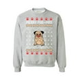 thumbnail image 1 of Awkward Styles Merry Pugmas Sweatshirt Cute Pug Dog Christmas Sweater Tacky Holiday Sweater Christmas Jumper for Pug Lovers Holiday Gift for Dog Lovers Christmas Sweater Cute Christmas Gifts, 1 of 5
